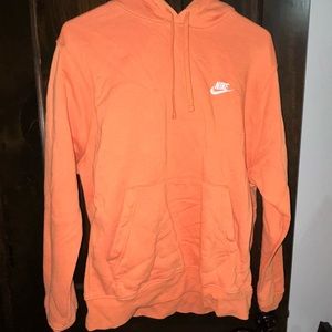 ORANGE NIKE HOODIE, LARGE, NEVER WORN